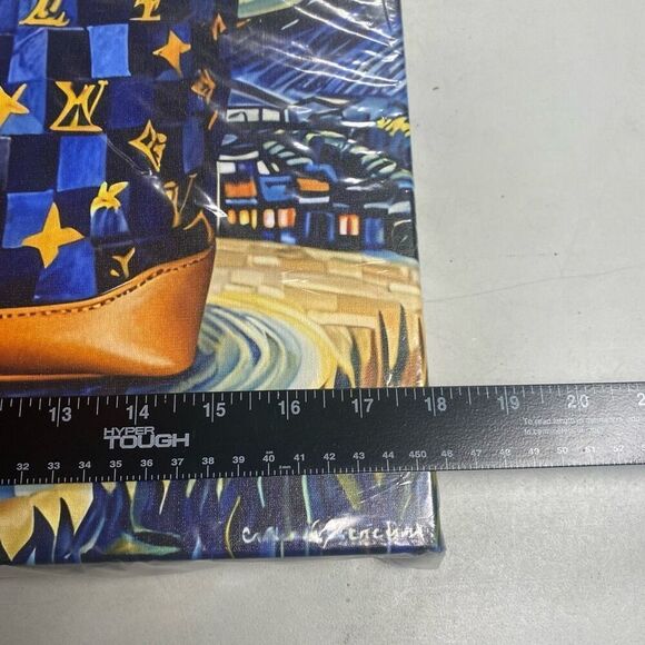 Vincent Van Gogh ART PRINT Louis Vuitton Damien Tribute on Canvas 18X24 COA - Picture 3 of 5